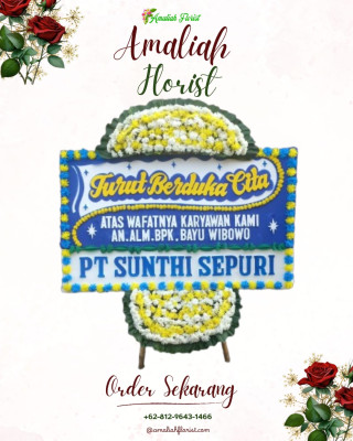 Papan Bunga Duka di Kaliorang