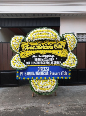 Papan Bunga Duka di Kaliorang